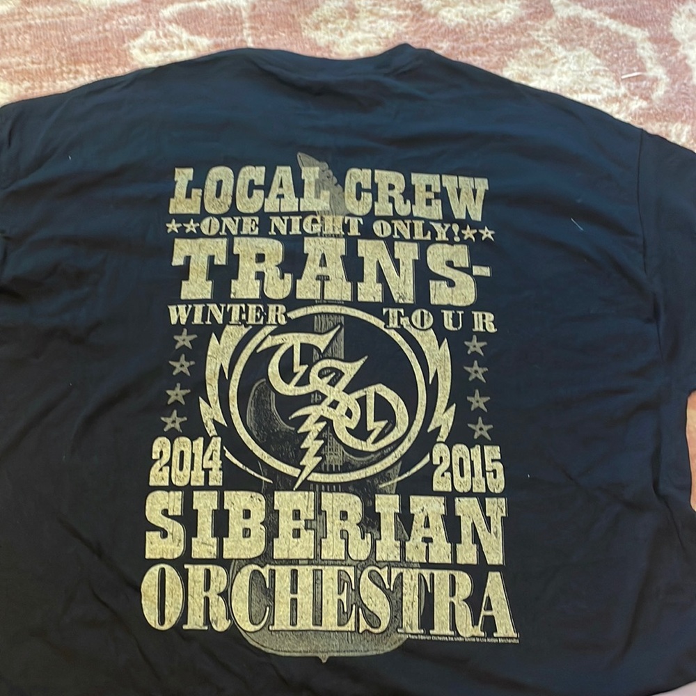 Trans Siberian orchestra tour crew shirt